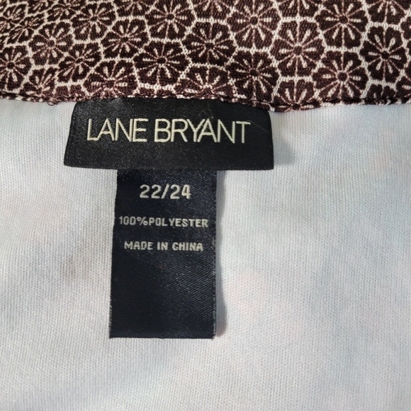 Womans Lane Bryant Scoop neck 6 button SS Boho Top Size 22/24 - Picture 3 of 7